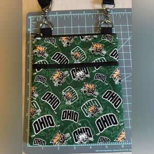 Ohio Bobcats Green Crossbody Purse
